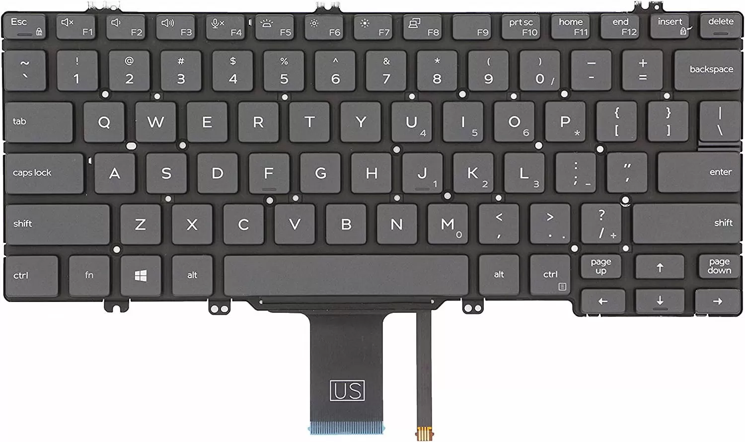 DELL 5300,5310 BACKLIT KEYBOARD