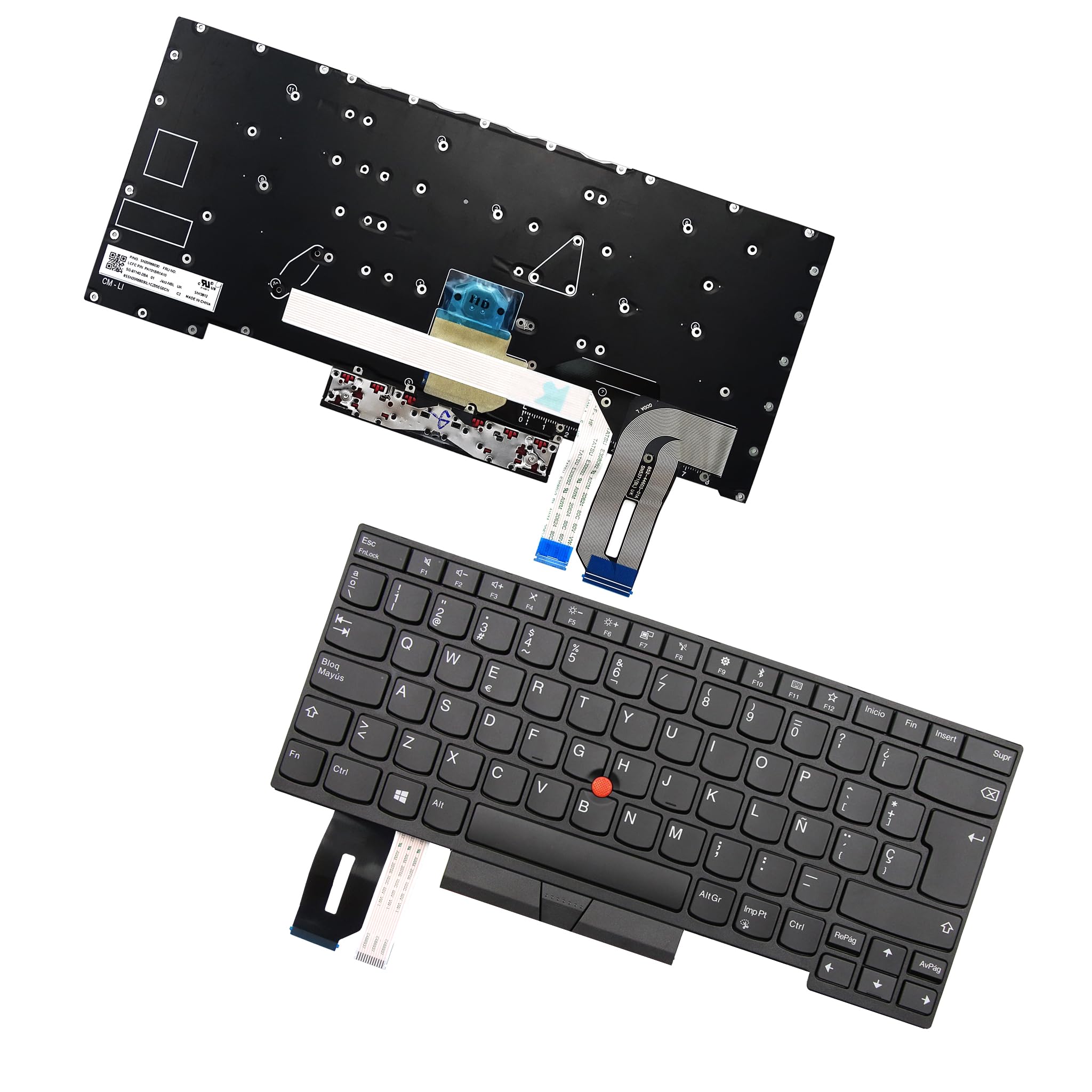 LENOVO T490S/495S NON-BACKLIT KEYBOARD